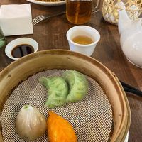 Dumpling at Vegan Planet in North West London