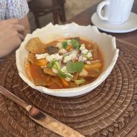Red Chilaquiles - this was a favorite of the entire table  at BIO at Xcaret Mexico in Playa Del Carmen