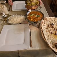 Vegetarian and main dish  at Kashmir in Freiburg