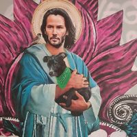 Mural #Veganuary at Vegan Street Bar - Yasai Bar in Santiago