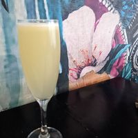 Pisco sour at Vegan Street Bar - Yasai Bar in Santiago