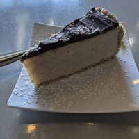 Peppermint Patty Cheesecake at Lotus Leaf Cafe in Wichita