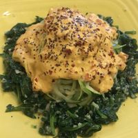 Cashew cream sauce  at Lotus Leaf Cafe in Wichita