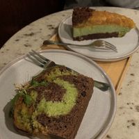 Vegan banana bread   at Moya Matcha in Warsaw