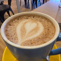 Almond latte at Sede Cafe in Ararat