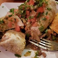 Veggie burrito. It was so good I started eating it before I remembered to take a photo. at Tuluum 110 - Cocina Mexicana in Aguadilla