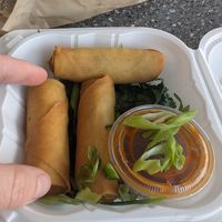 Vegetable lumpia at Ziggy's in Paso Robles