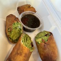 Avocado egg rolls  at Ziggy's in Paso Robles