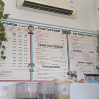 This is all meat and the menu you see when you walk in. You have to ask for the little paper using my mail. at Ziggy's in Paso Robles