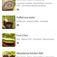 Many options, all vegan at Vegan Bakery By Heart in Phuket