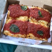 Vegan cheese pizza  at Joyride Pizza in San Francisco