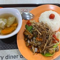 Ginger fish rice set $6.50  at Jin You Yuan 今友緣素食坊 in Central Singapore