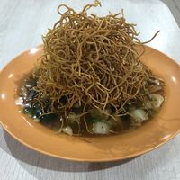 Sheng mien (crispy noodles)   at Jin You Yuan 今友緣素食坊 in Central Singapore