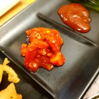 Not totally convinced this was vegan even though they insisted it is. at Urban Tofu 도시두부가게  in Seoul