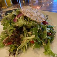 Strawberry and asparagus salad  at Fiction Kitchen in Raleigh