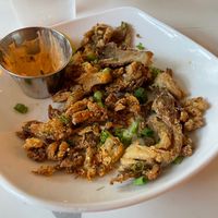Cornmeal Fried Mushrooms at Fiction Kitchen in Raleigh