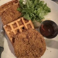 Chick and waffles   at Fiction Kitchen in Raleigh