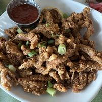 Fries shrooms   at Fiction Kitchen in Raleigh