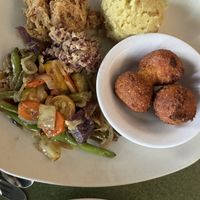 BBQ plate  at Fiction Kitchen in Raleigh