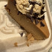 Peanut butter cheesecake - wasn’t a fan but hubby enjoyed    at Fiction Kitchen in Raleigh