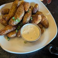 Potatoes with Vegan Ranch at Fiction Kitchen in Raleigh