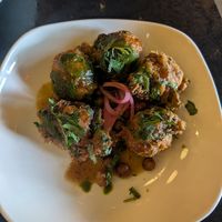 Kale Fritters at Fiction Kitchen in Raleigh
