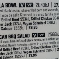 Menu jan 22 at Hog's Breath Cafe in Port Macquarie