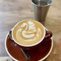 A swan in my oat ‘milk’ latte is quite fitting for a very rainy Friday in Valencia!  #Veganuary at Cult Café in Valencia