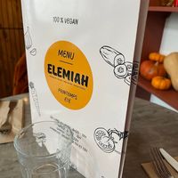 Cardápio at Elemiah in Fontainebleau