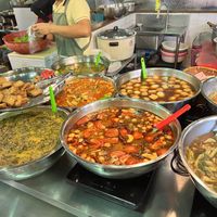 Curries selection  at Rungtip รุ่งทิพย์ in Bangkok