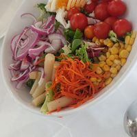 """"Vegan"""" salad at Restaurante Seis Perlas in El Campello