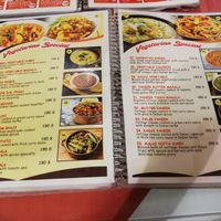 Vegetarian dishes at Punjab Palace in Ao Nang