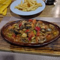 Mushroom pan at Ayasoluk Restaurant in Selcuk