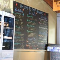 Menu at Cafe Organic in Fort Walton Beach
