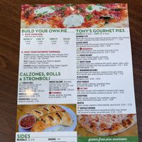   at Tony's Pizza in Flagler Beach