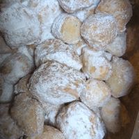 Big bag of zeppolis at Tony's Pizza in Flagler Beach
