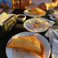 Empanada de queso vegana at Agua Marina in Tongoy