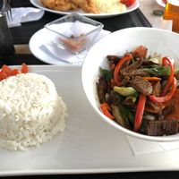 Seitán Mongoliano at Agua Marina in Tongoy