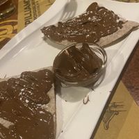 Piadina veg con nutella veg  at Birrificio Torino in Turin