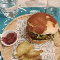 Hamburguesa de calabaza at Mareando la Huerta in Alicante