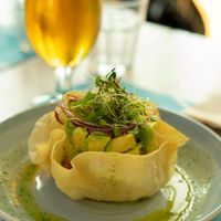 Tartar de quinoa at Mareando la Huerta in Alicante