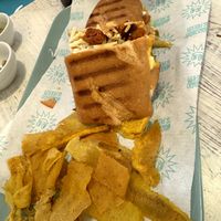 Cuban ciabatta sandwich at Mareando la Huerta in Alicante