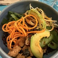 Vegan bibimbap  at Mareando la Huerta in Alicante