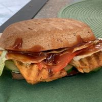 Tofu sandwich   at herBar in Budapest