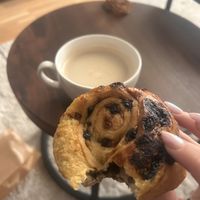 Chocolate Snail Pastry  at herBar in Budapest