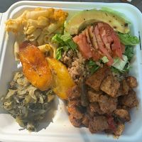 Vegan Plate of the Day  at Rasta in Nassau