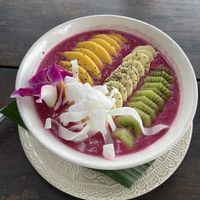 Smoothie bowl (breakfast menu)  at Jungle Club in Koh Samui