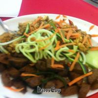 tofu scramble and 'sausage' mmmm :)  at Pura Vida Bakery and Bystro in Las Vegas