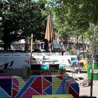 find the dog! at Pura Vida Vegan Tacos in Antwerpen