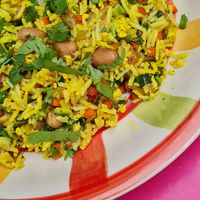 Reis dish at Pura Vida Vegan Tacos in Antwerpen